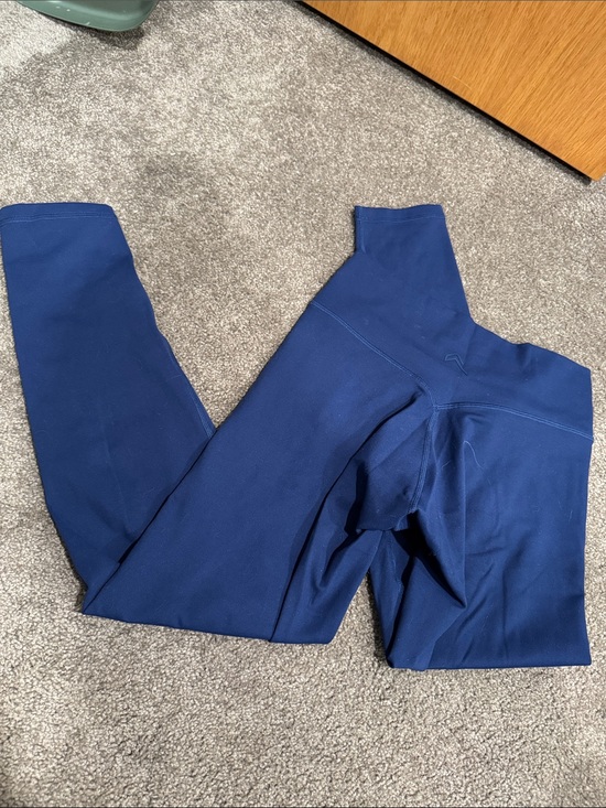 Alphalete Pants - Alphalete Navy Blue High-Waisted Leggings